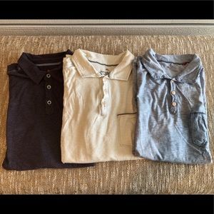 3 Tommy Bahama Men’s Casual Polo Style Tees Medium